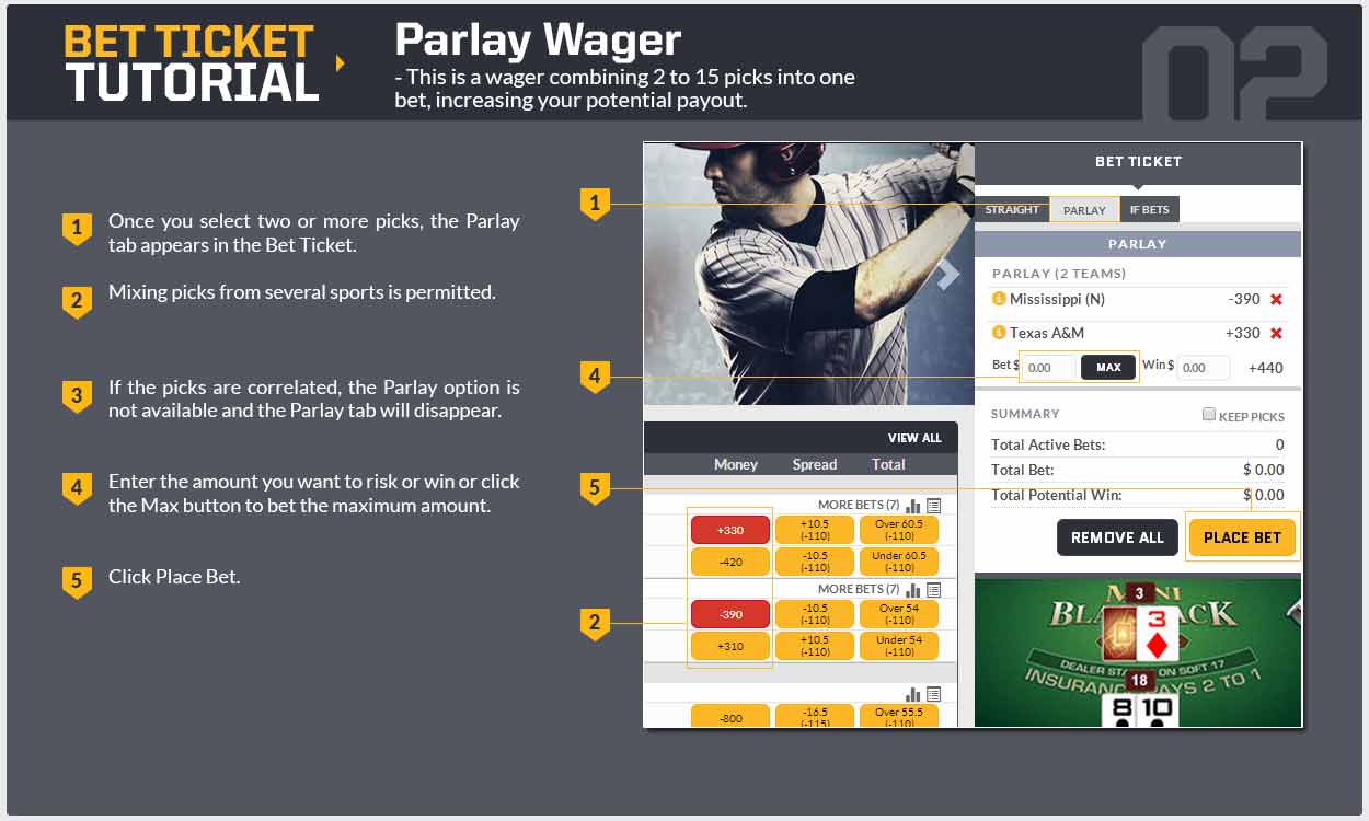 parlay sports betting rules